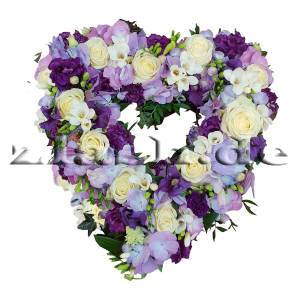 Blumenherz Lila